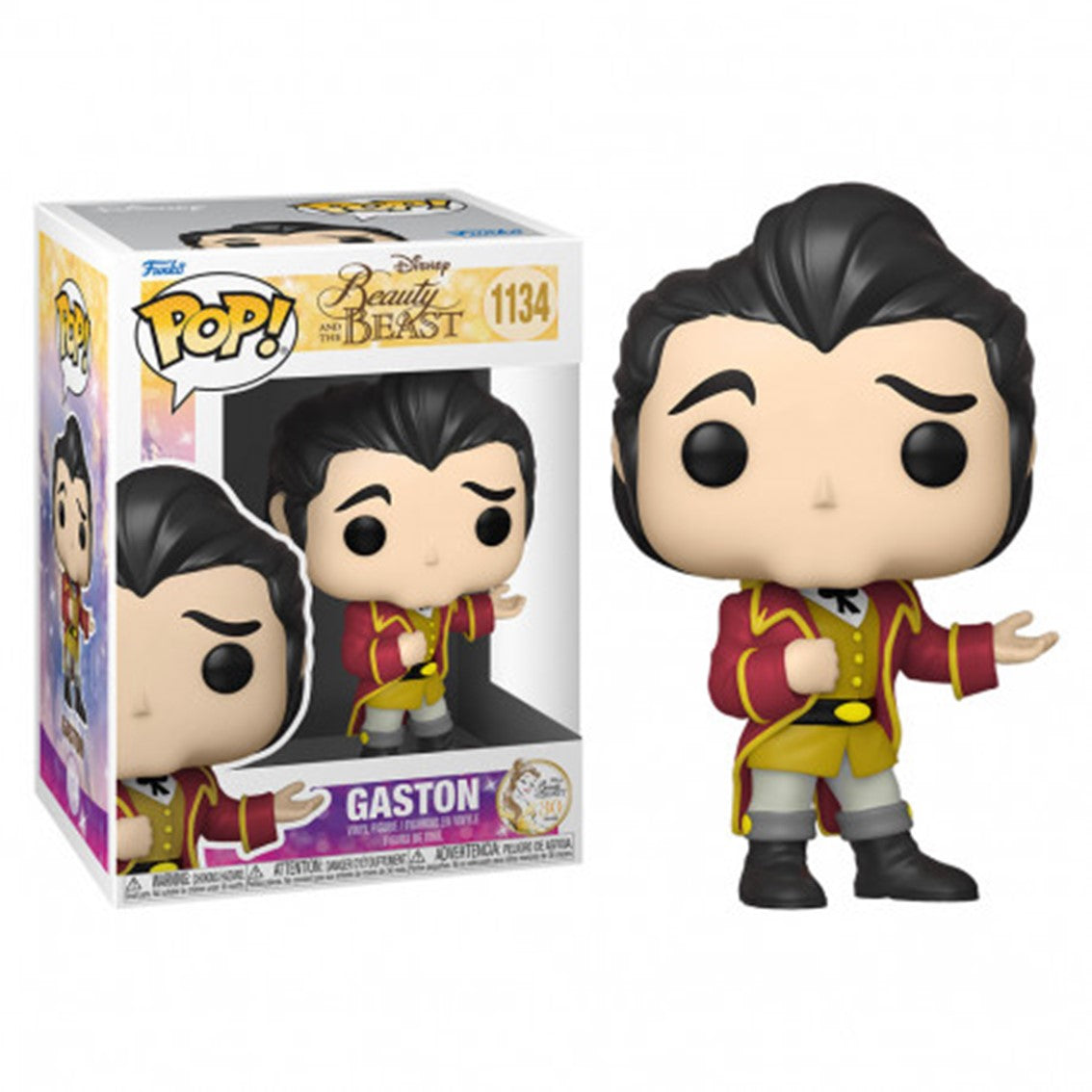 Funko Pop Disney: Gastón Formal de La Bella y la Bestia - 9 cm