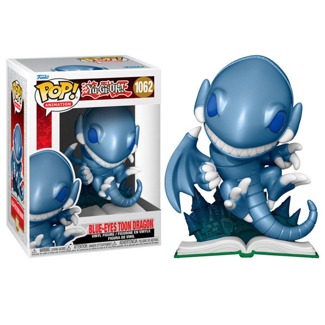 Funko Pop Animación Yu-Gi-Oh: Blue Eyes Toon Dragon 9 cm