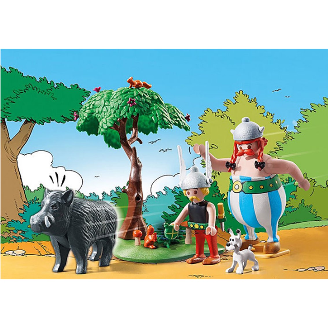 Playmobil Astérix: Aventura en la Caza del Jabalí