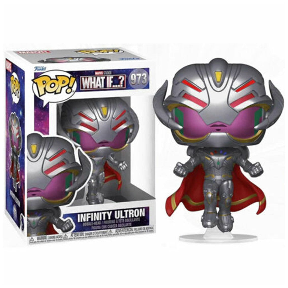 Funko Pop Marvel What If - Infinity Ultron (58648) - Figura de Vinilo de 9 cm
