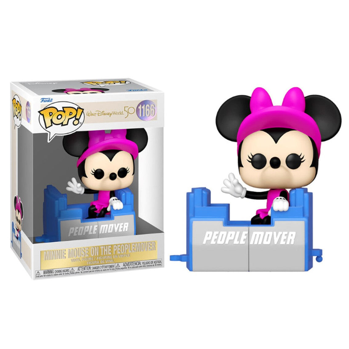 Funko Pop Disney Minnie Mouse - Transportador de Personas 50° Aniversario