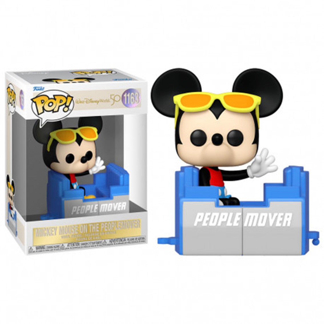 Figurita Funko Pop Disney Mickey 50 Aniversario - People Mover 9 cm