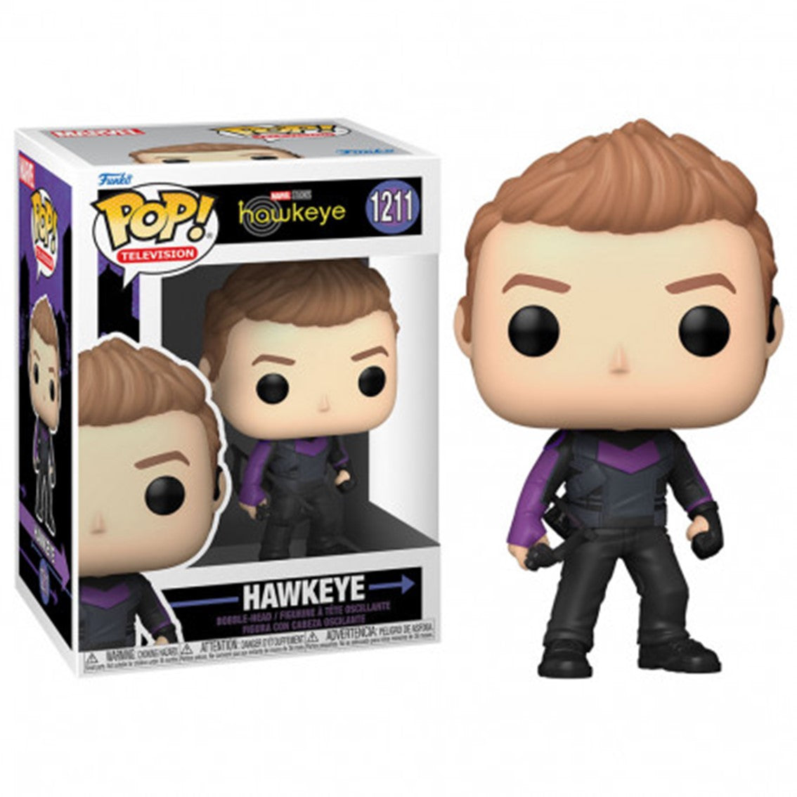 Figura de Vinilo Funko Pop Marvel Hawkeye - Ojo de Halcón 9 cm