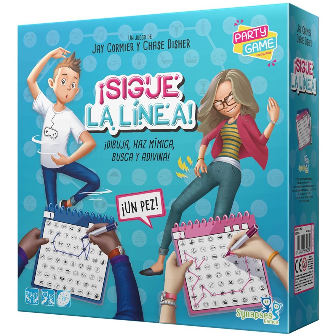 ¡Sigue la línea! - Juego de mesa (+10 años) (Español)