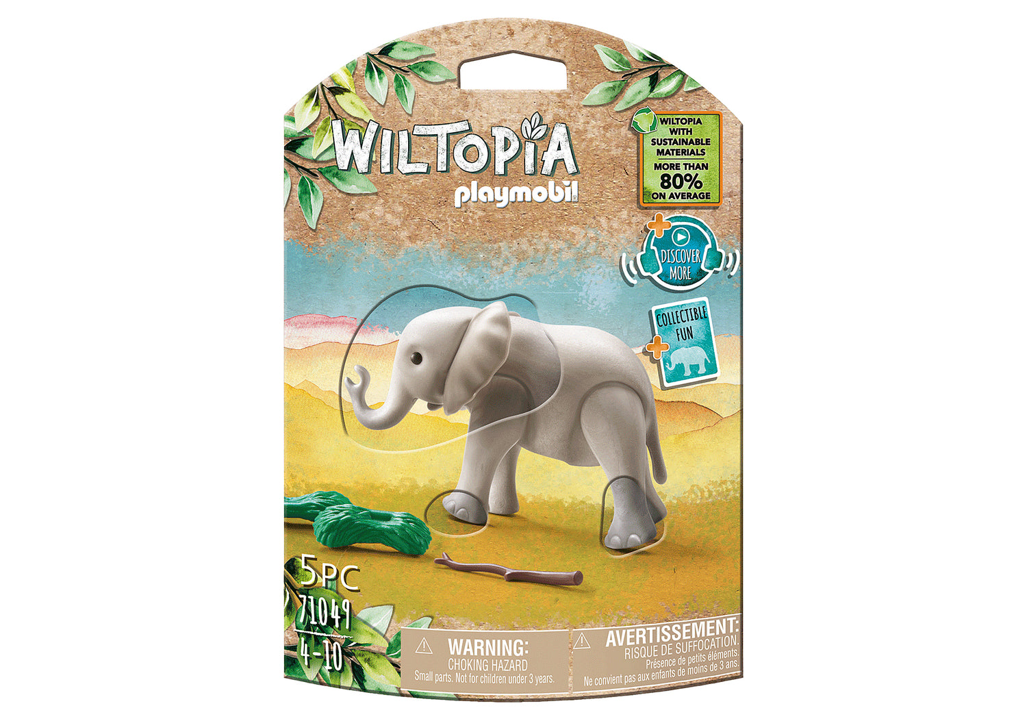 Elefante Joven de Playmobil Wiltopia: Aventura Ecológica y Educativa