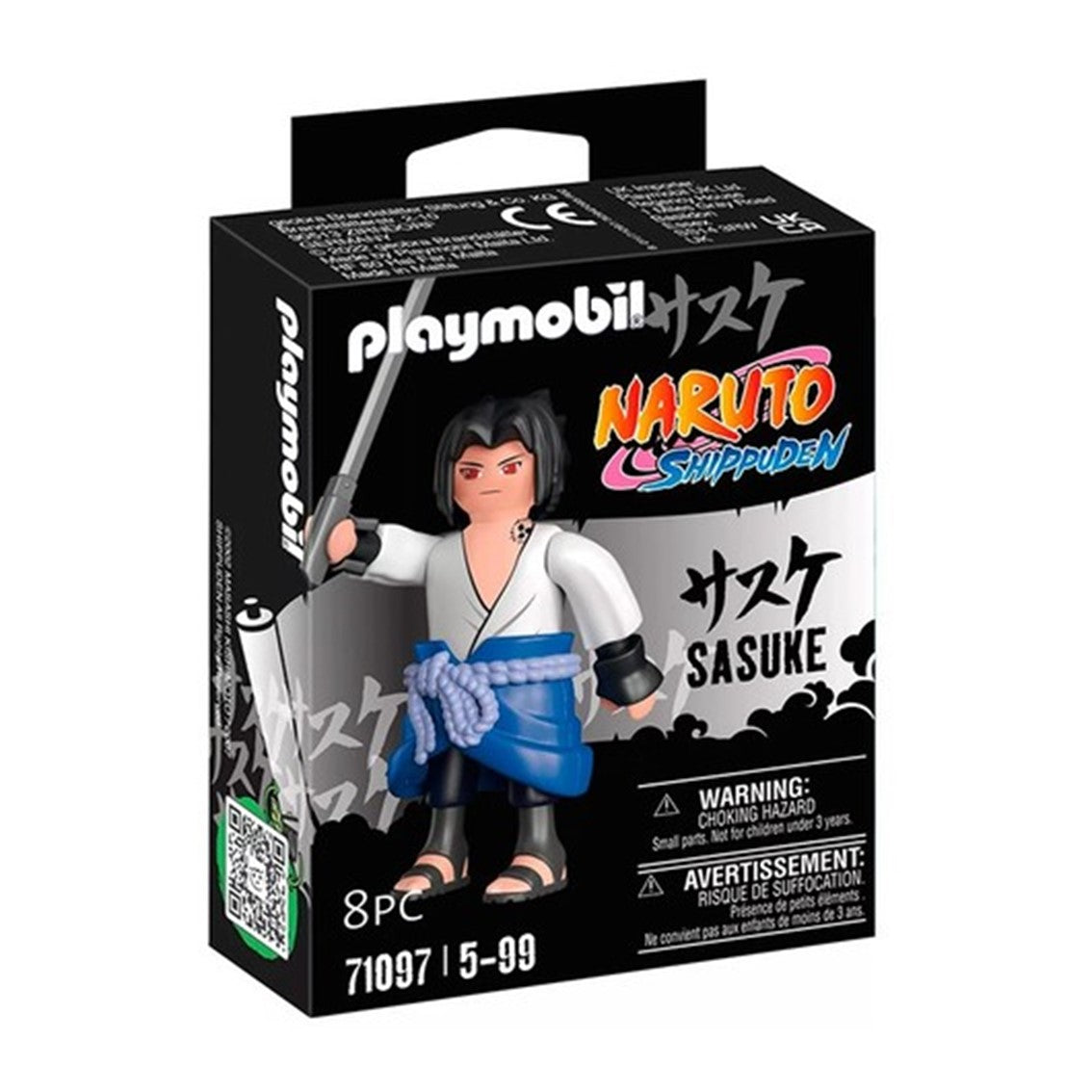 Playmobil Naruto Shippuden - Figura de Sasuke Uchiha con Espada Ninja