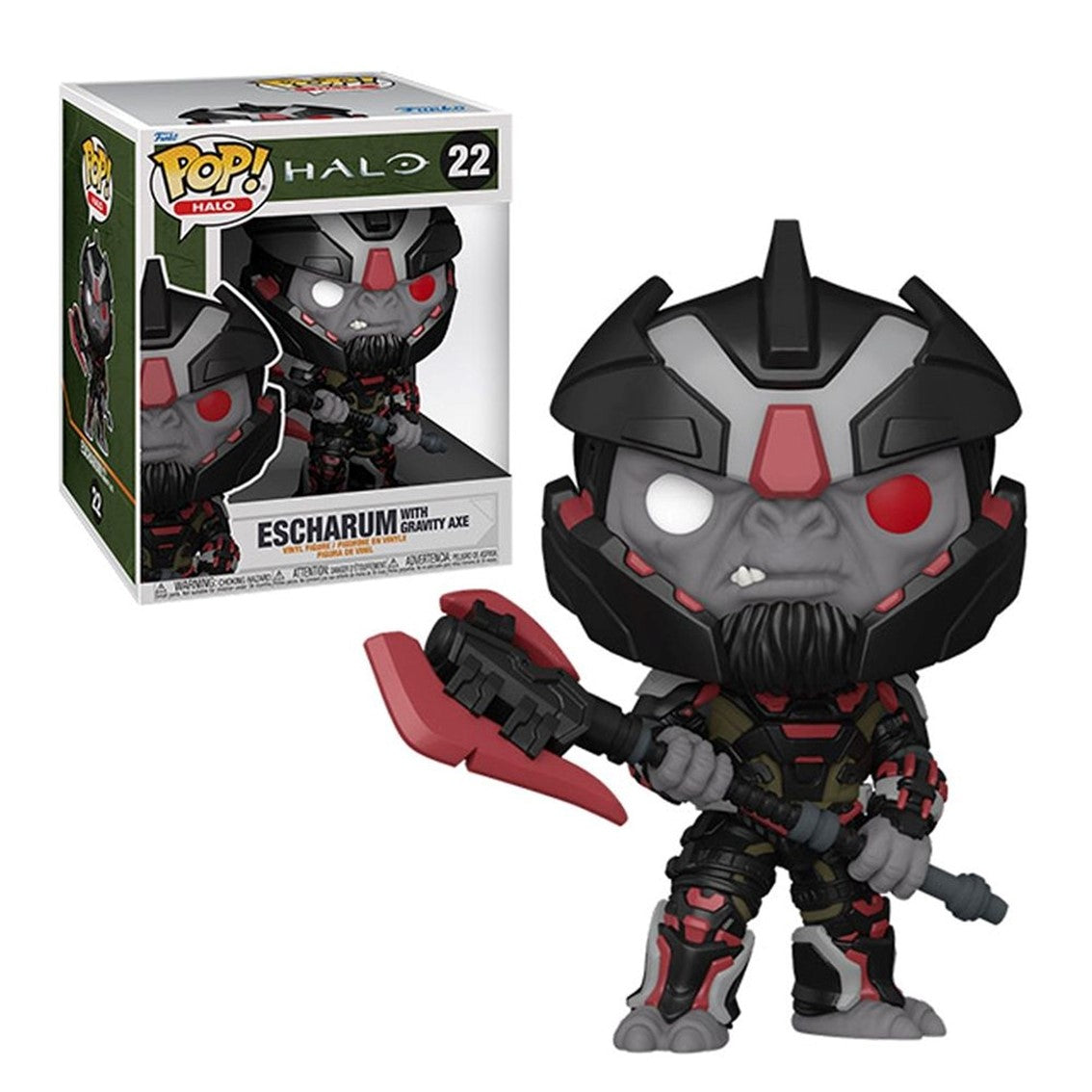 Funko Pop Escharum de Halo Infinite con Hacha de Gravedad - 16 cm