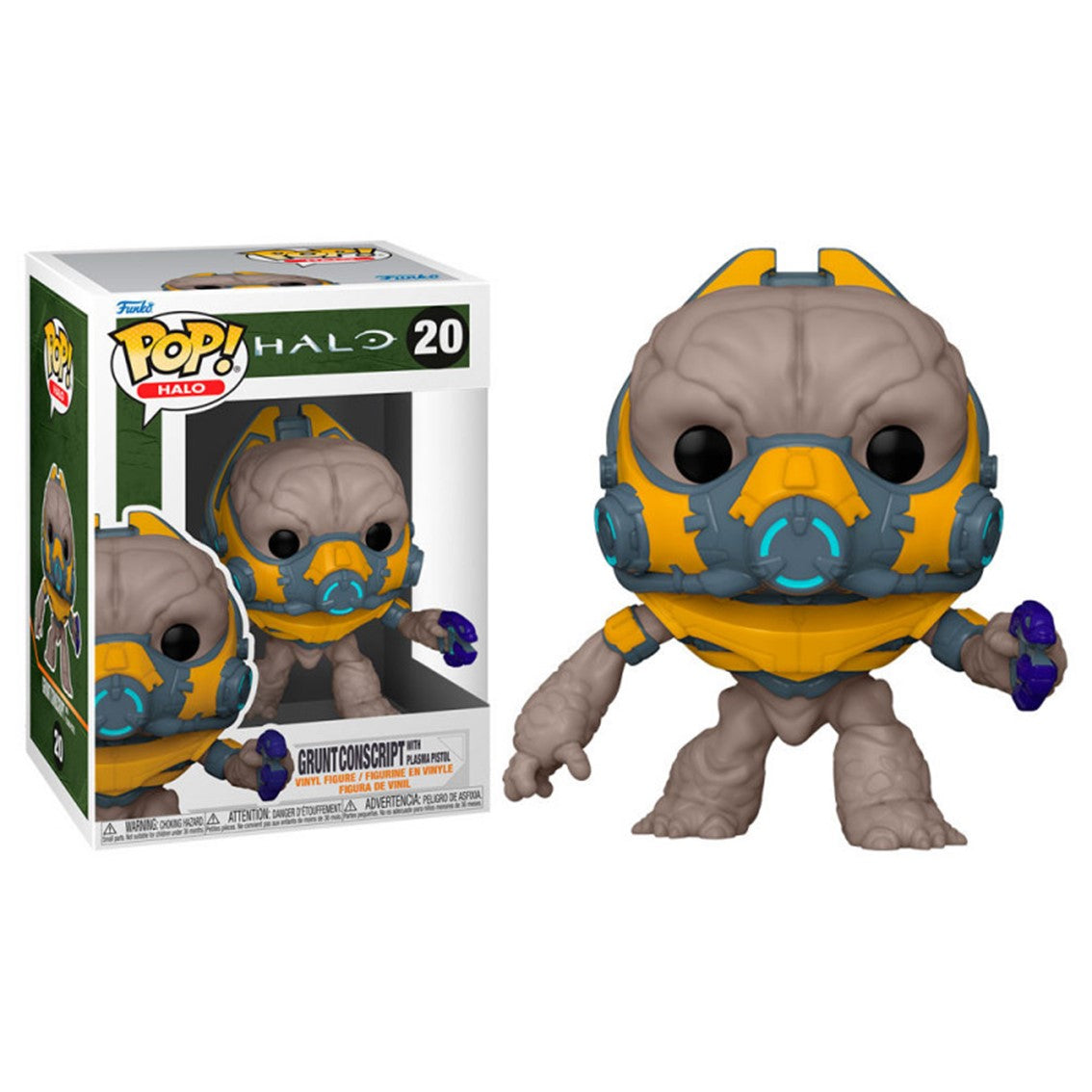 Funko Pop Grunt Halo Infinite con Pistola de Plasma - 9 cm