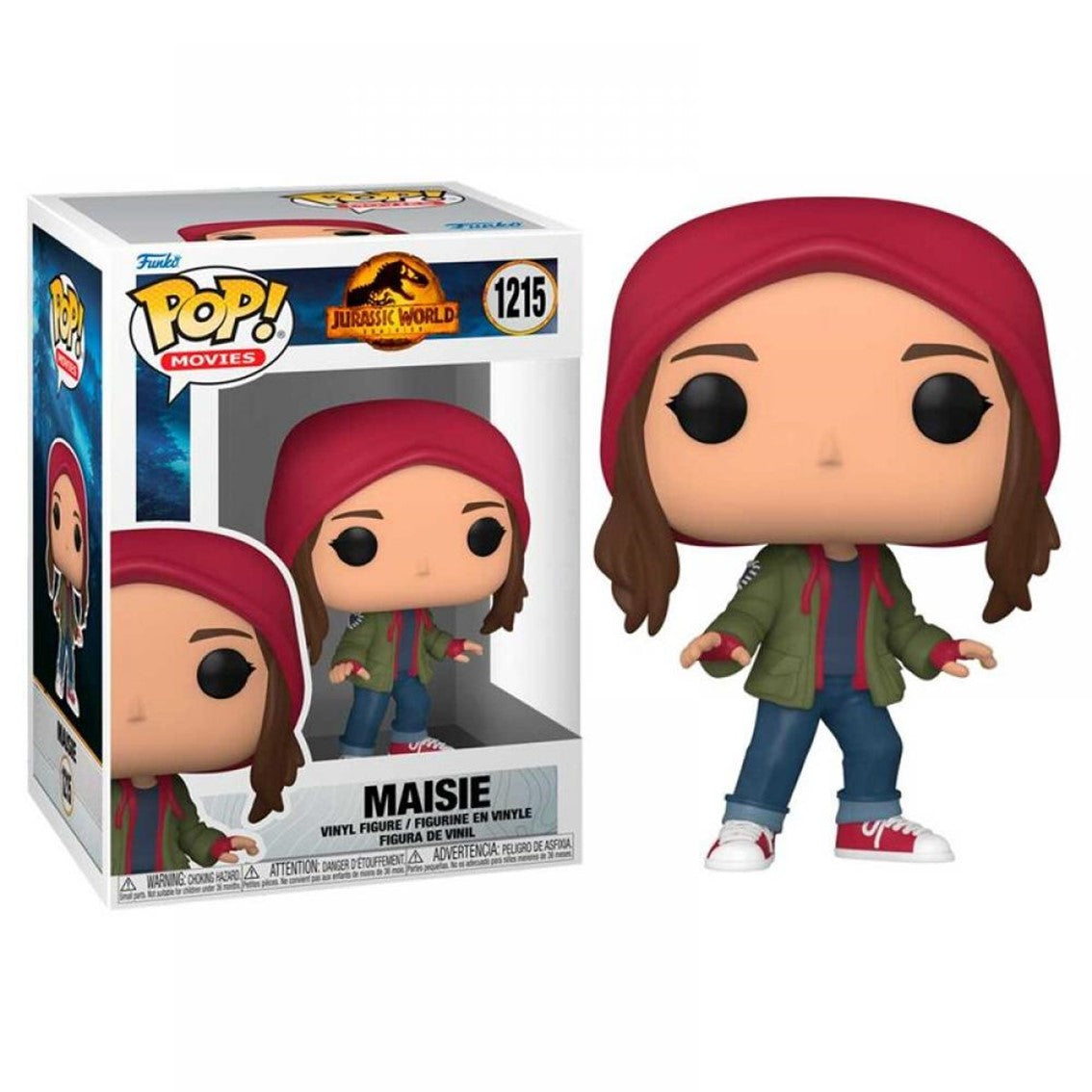 Figura Funko Pop Maisie - Jurassic World Dominion (9 cm)