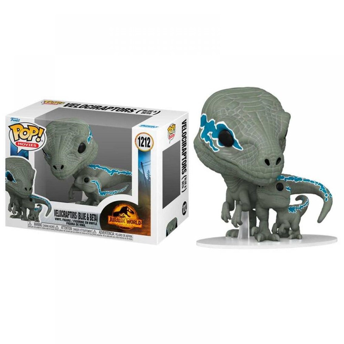 Funko Pop Velociraptor Blue & Beta - Jurassic World 9 cm