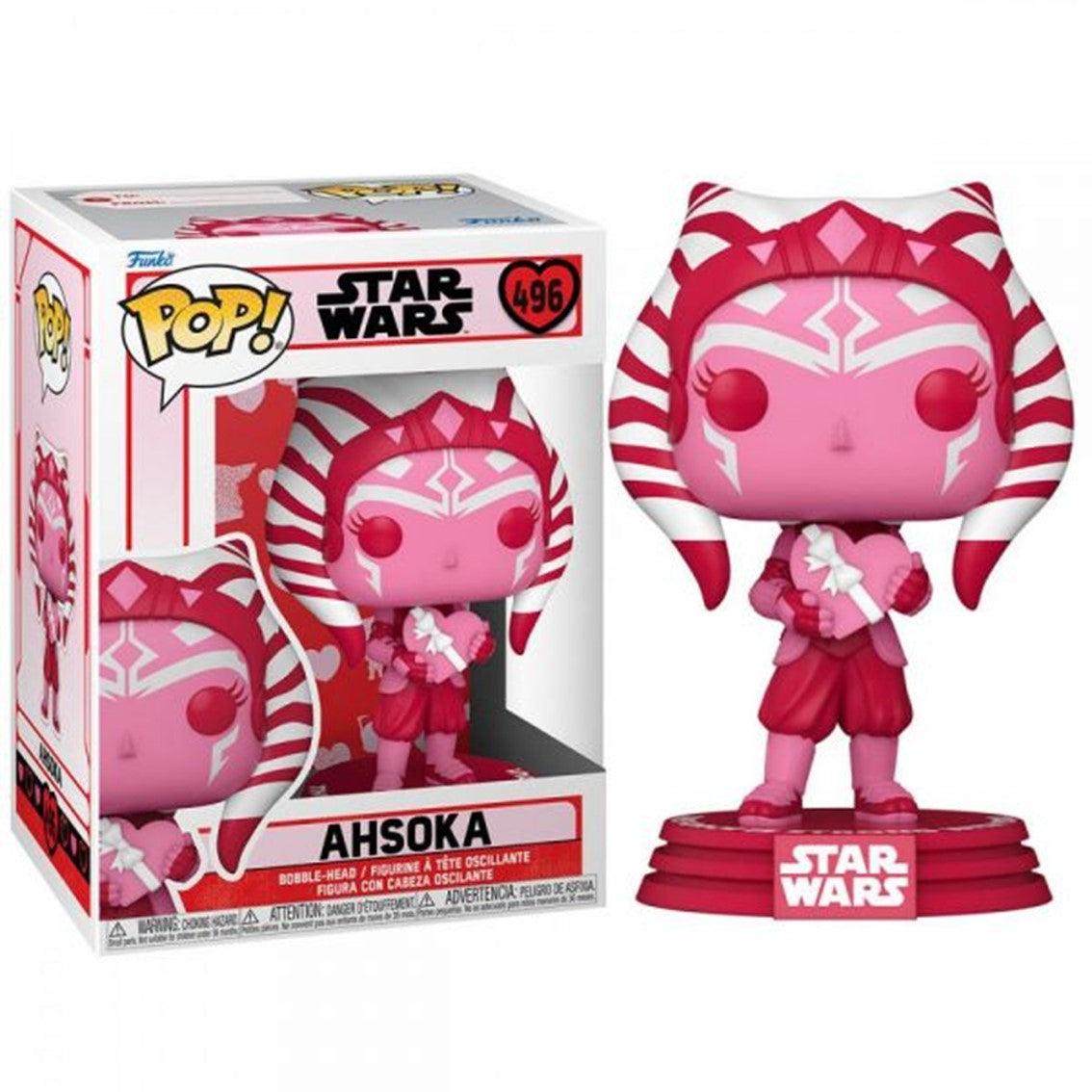Funko Pop Ahsoka San Valentín - The Mandalorian (9 cm)