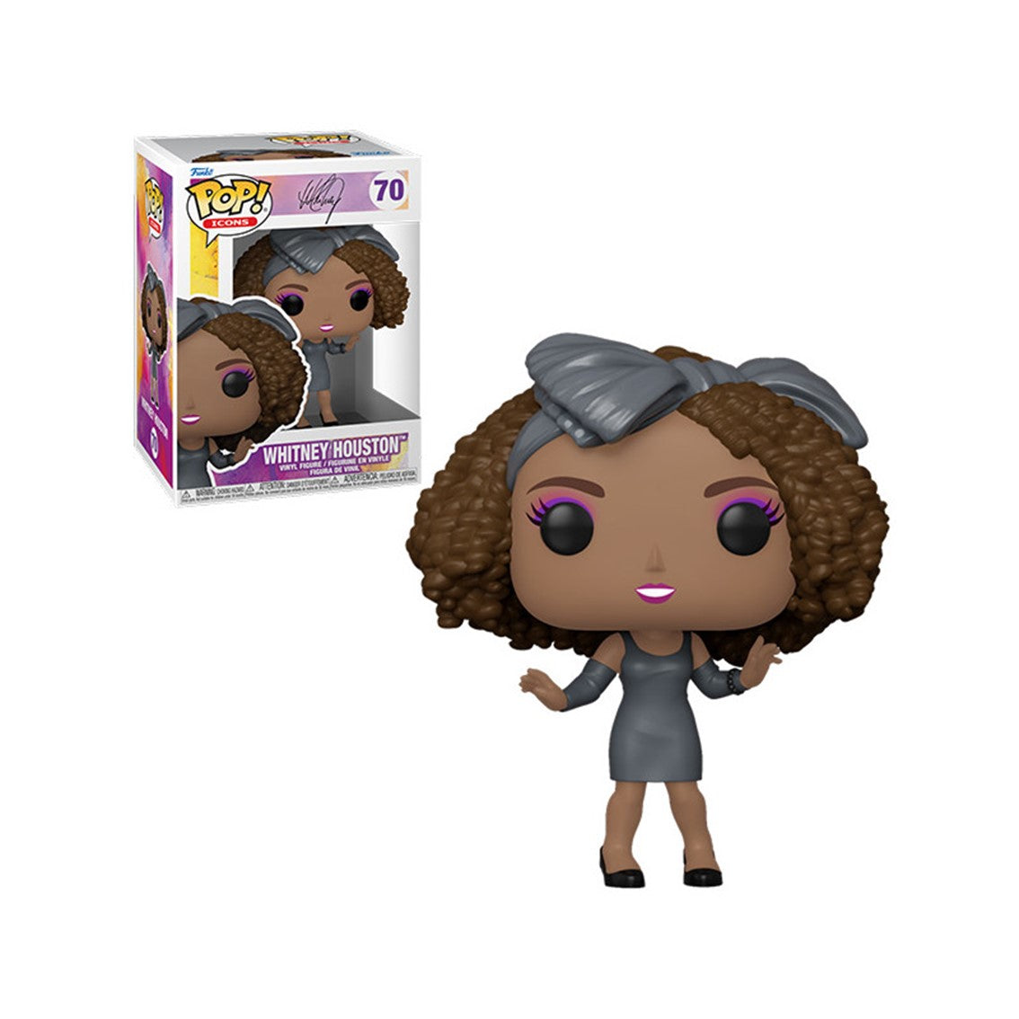 Funko Pop Rocks - Whitney Houston (61354) - Figura de Vinilo 9 cm