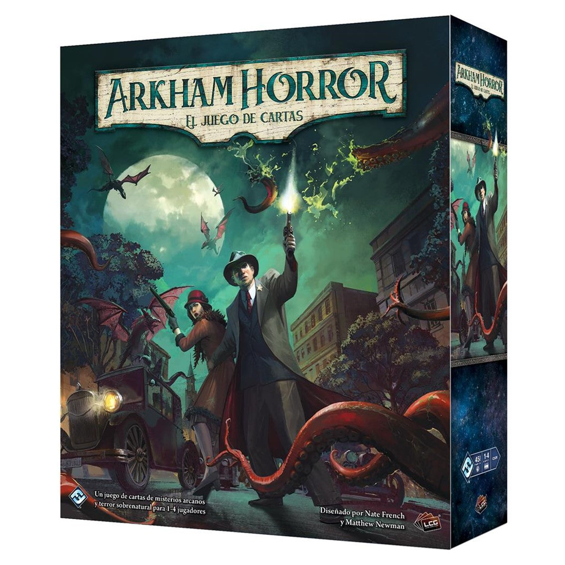 Arkham Horror: El Juego de Cartas Ed. Revisada - Aventura Cooperativa para 1-4 Jugadores