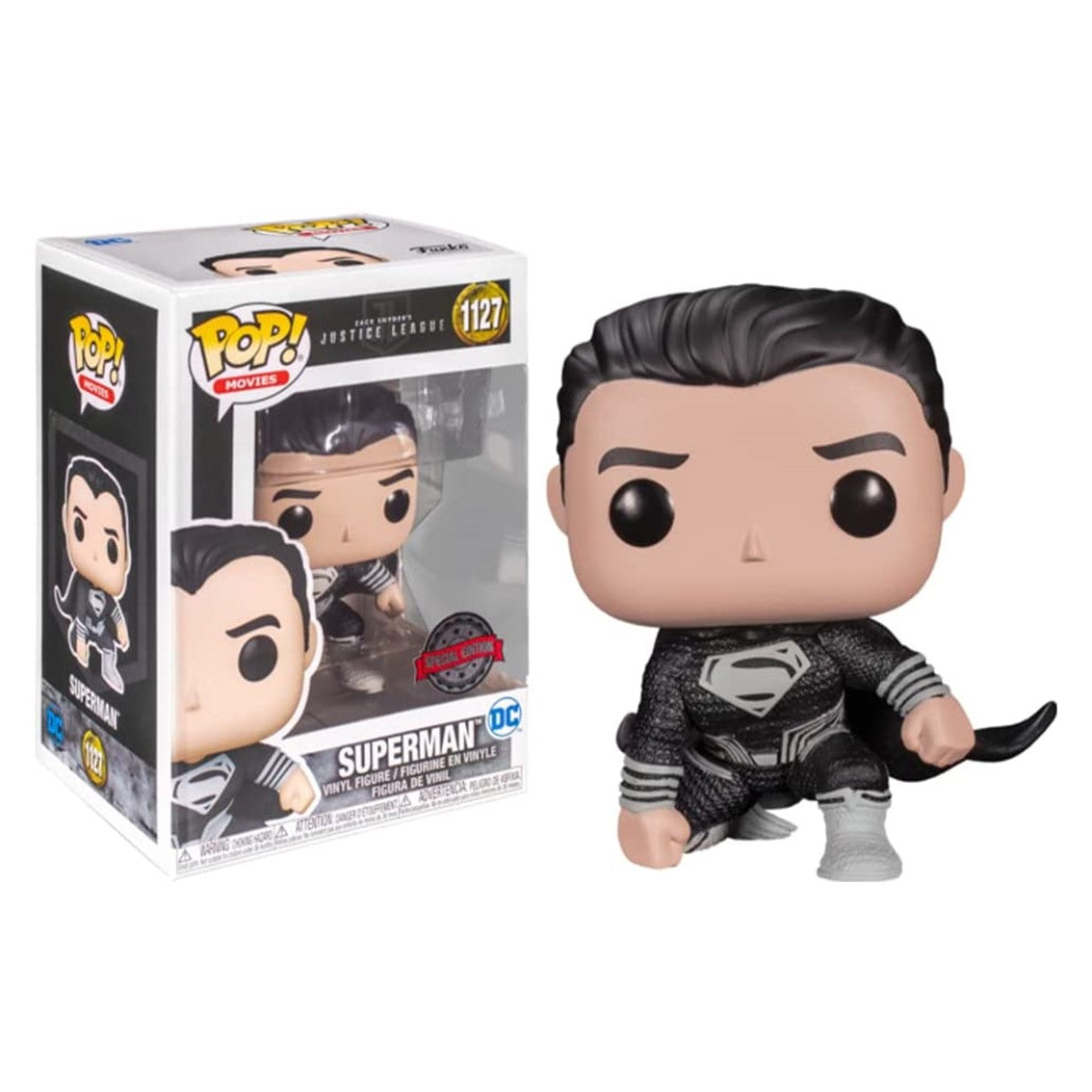 Funko Pop Superman Edición Especial Liga de la Justicia Zack Snyder 9 cm