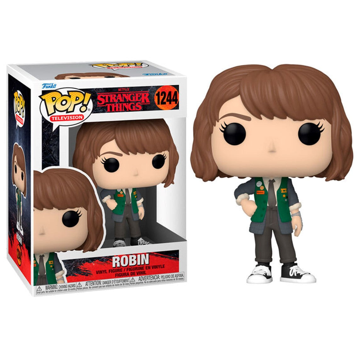 Funko Pop Robin de Stranger Things S4 - Figura de Vinilo 9 cm