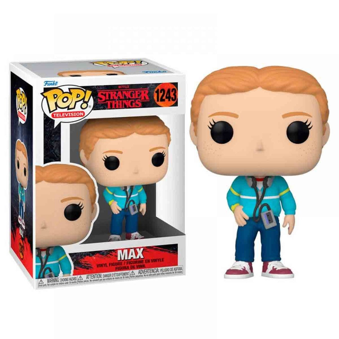 Figura de Vinilo Max de Stranger Things Temporada 4 - Funko Pop 62399