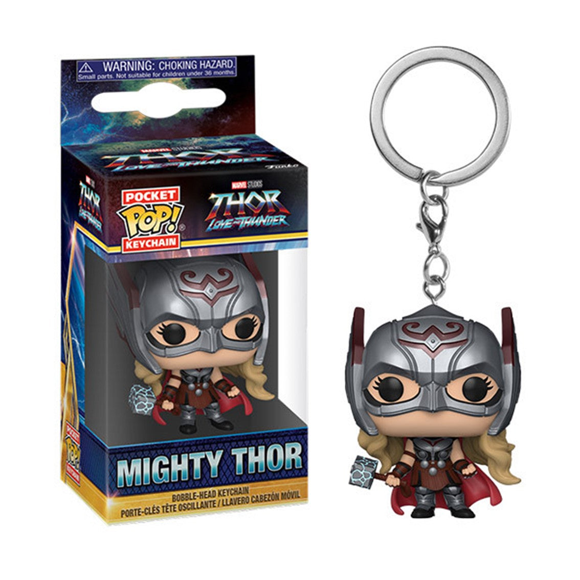Llavero Funko Pop Marvel: Mighty Thor de Amor y Trueno