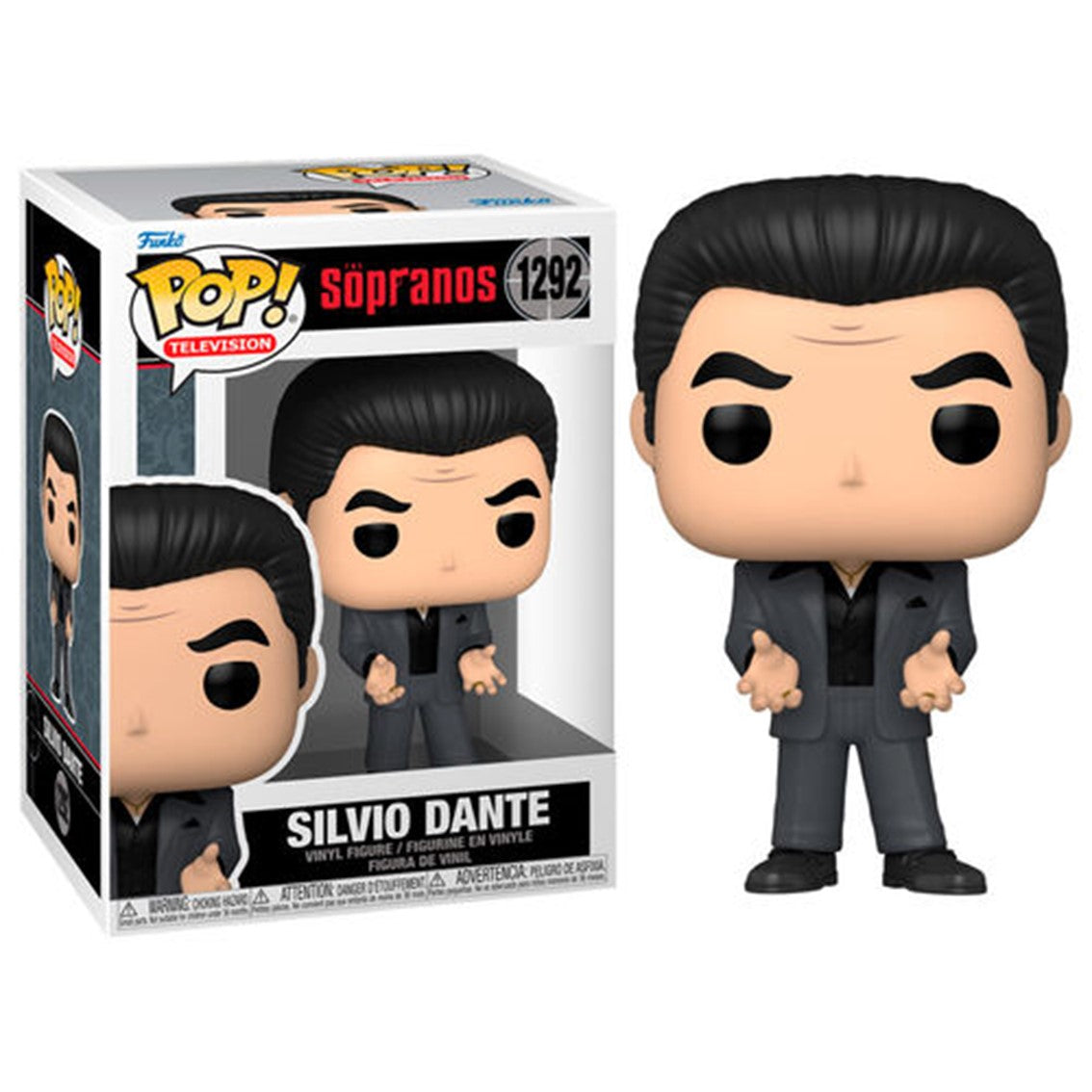 Funko Pop Silvio Dante - Los Soprano - Figura de Vinilo de 9 cm