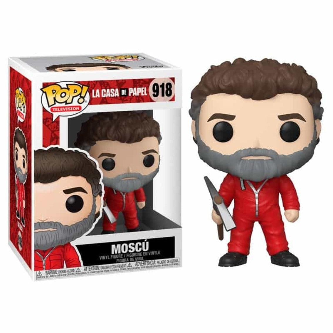 Funko Pop Moscu - La Casa de Papel (44578) - Figura de Vinilo de 9 cm