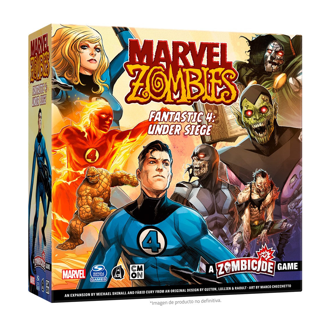 Marvel Zombies: Fantastic 4 Under Siege - Juego de mesa (+14 años) (Español)