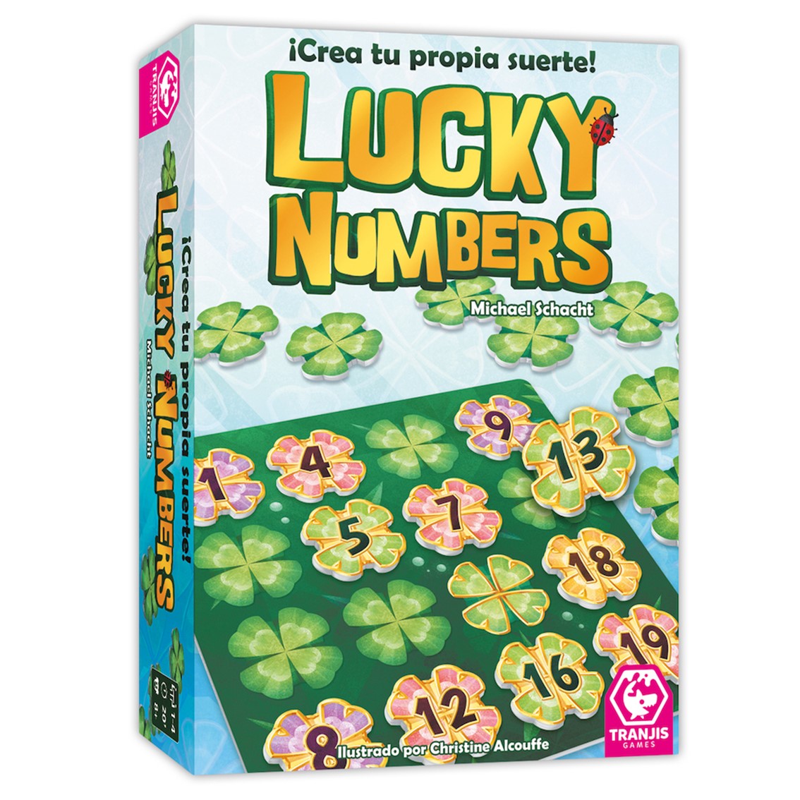 Juego de Mesa Lucky Numbers: ¡Completa tu Jardín de Tréboles!