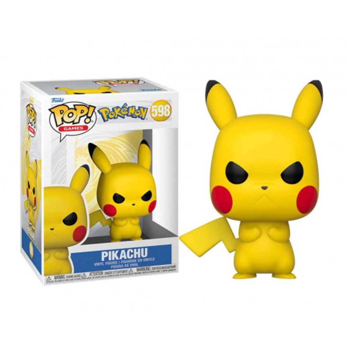 Pikachu Gruñón Funko Pop 9 cm - Figura de Vinilo Coleccionable
