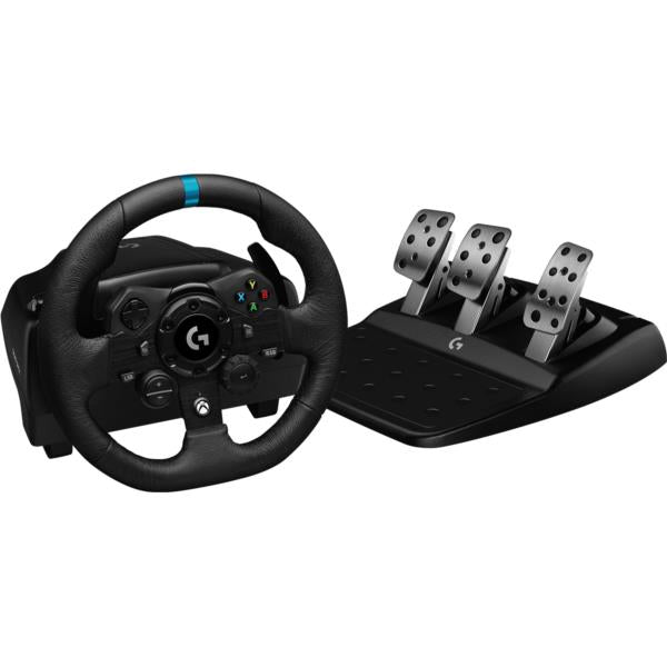 Volante y Pedales Logitech G923 para Xbox y PC - Simulación de Carrera Avanzada