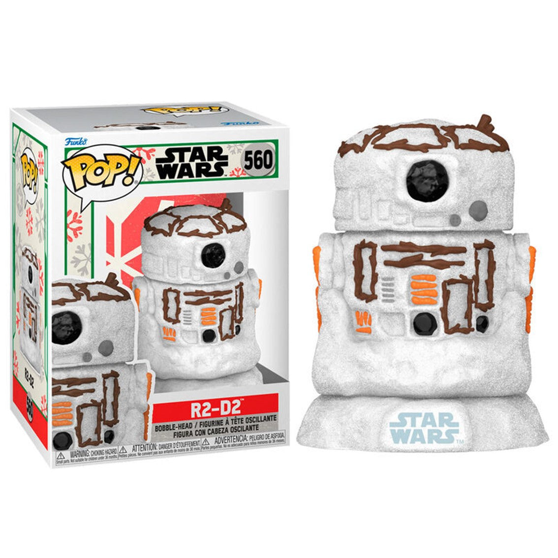 Funko Pop R2-D2 Holiday Edición Navideña - Star Wars 9 cm