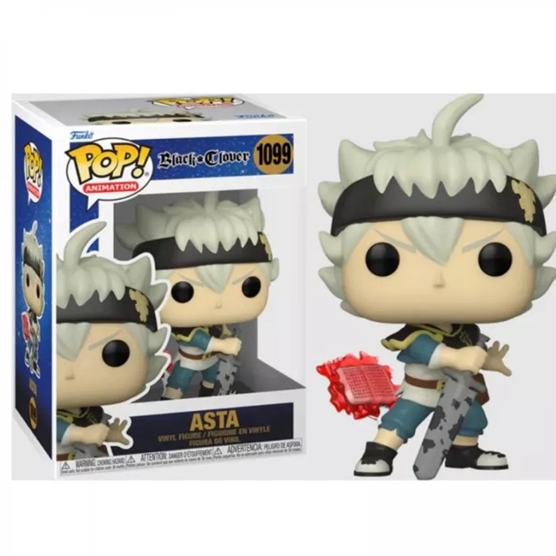 Figurita Asta de Black Clover - Funko Pop Vinilo 9 cm