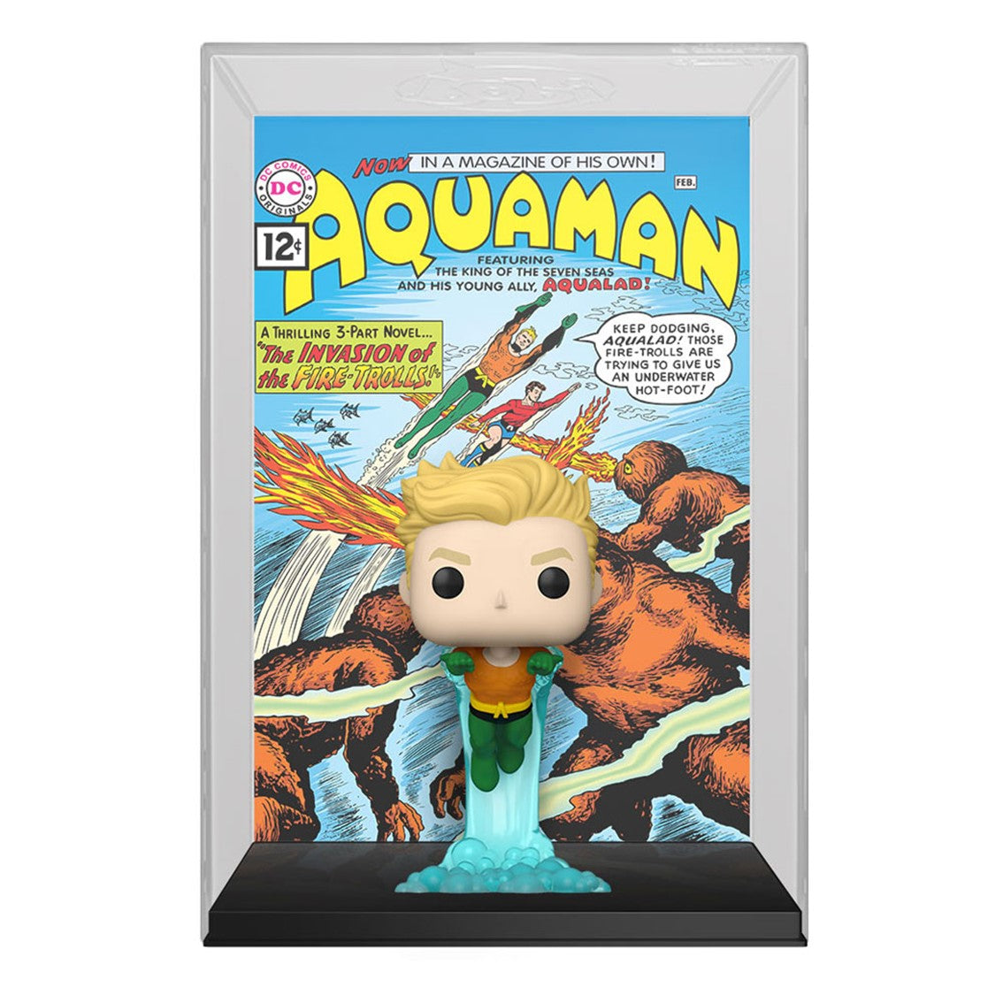 Funko Pop Comic Cover DC Comics Aquaman - 9 cm de PVC