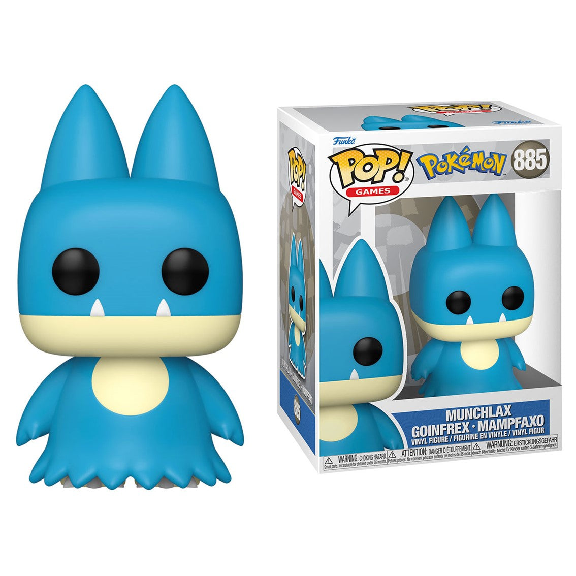 Figura Funko Pop Pokémon Munchlax - Coleccionable de Vinilo de 9 cm