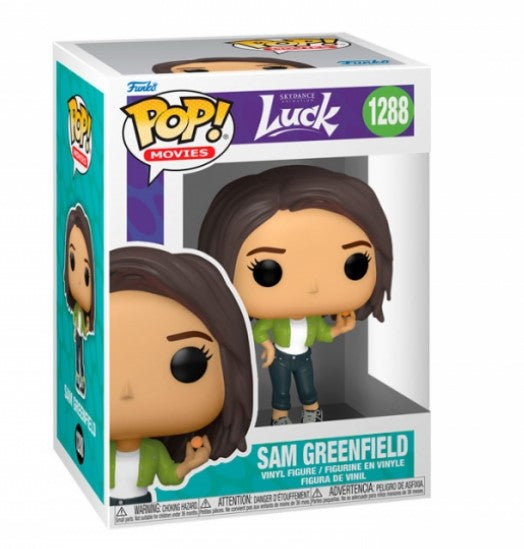 Figura de Vinilo Funko Pop Sam Greenfield - Película Luck - 9 cm