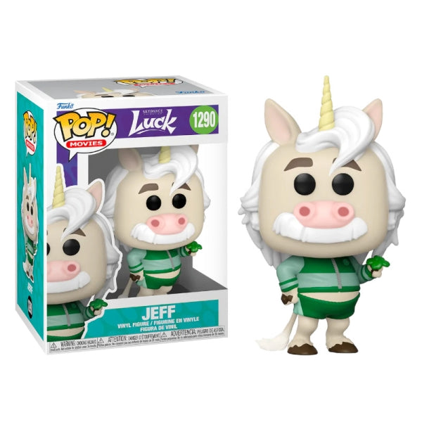 Figura de Vinilo Funko Pop Jeff de la Película Luck - 9 cm