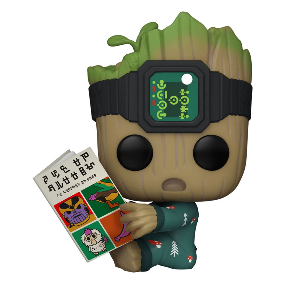 Funko Pop Groot en Pijama con Libro - Guardianes de la Galaxia