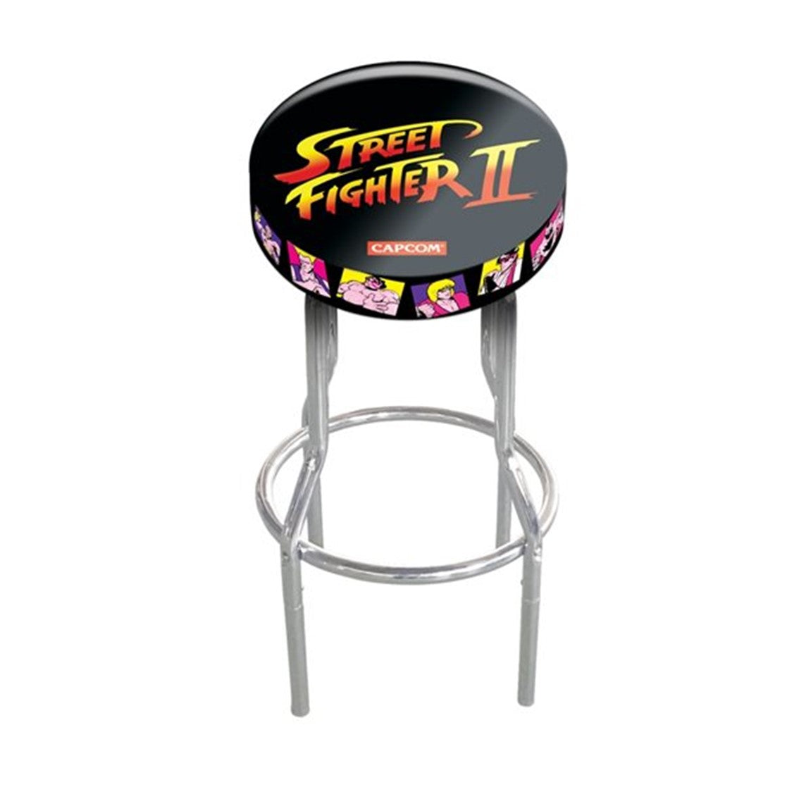 Taburete Retro Arcade Ajustable de Arcade1Up - Capcom Street Fighter