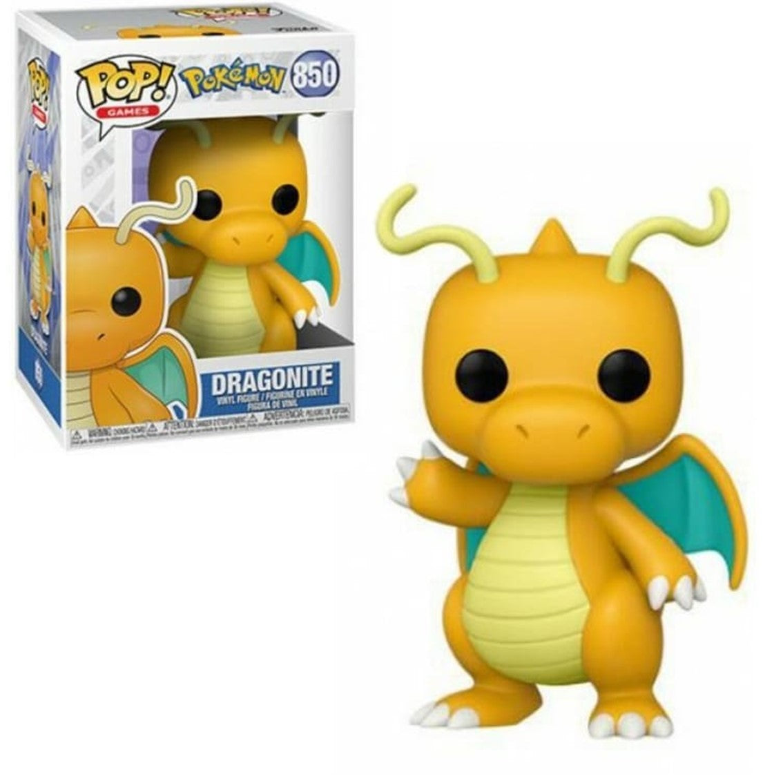 Figura Funko Pop Dragonite de Pokémon - Colección Exclusiva 9 cm