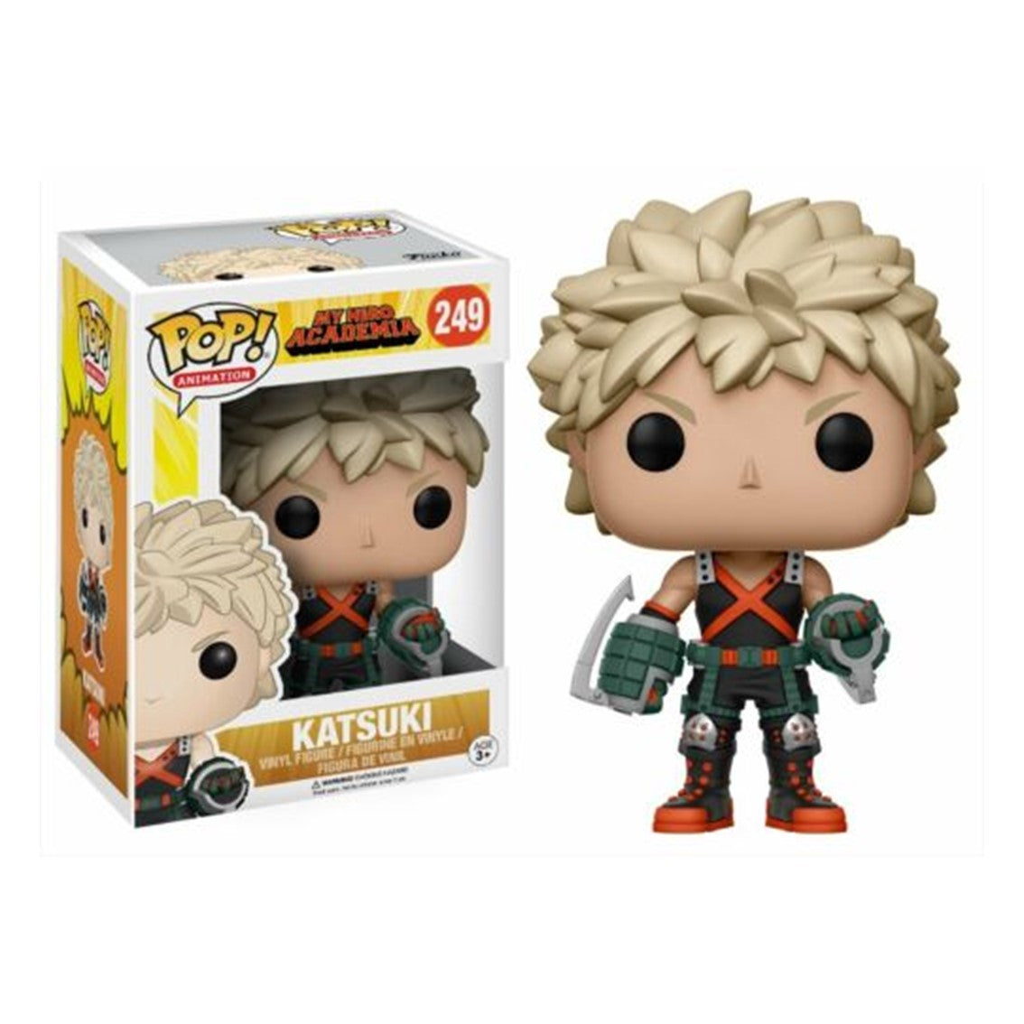 Figurita de Vinilo Katsuki Bakugo de My Hero Academia - 9 cm