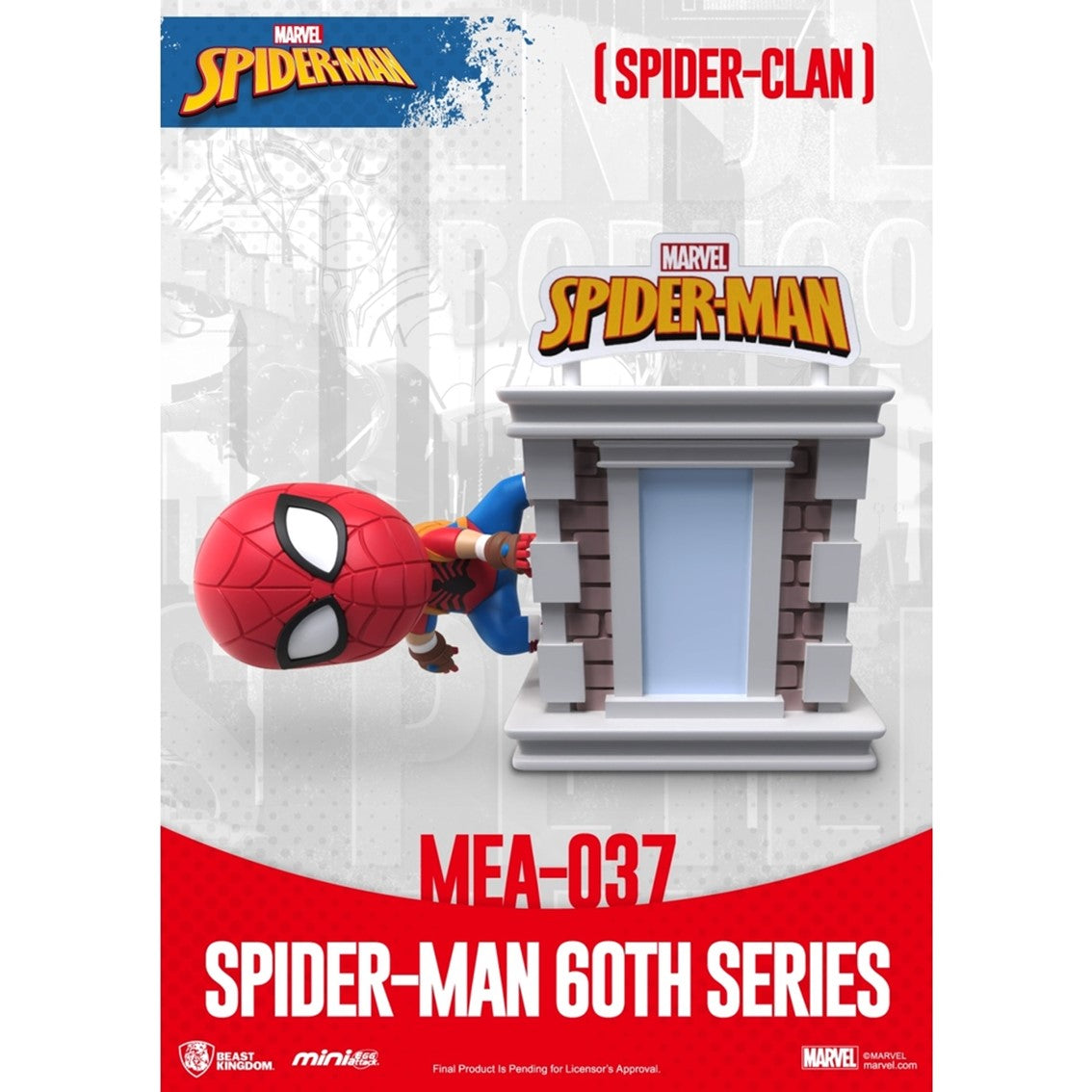 Figura Spider-Man 60 Aniversario - Beast Kingdom Mini Egg Attack