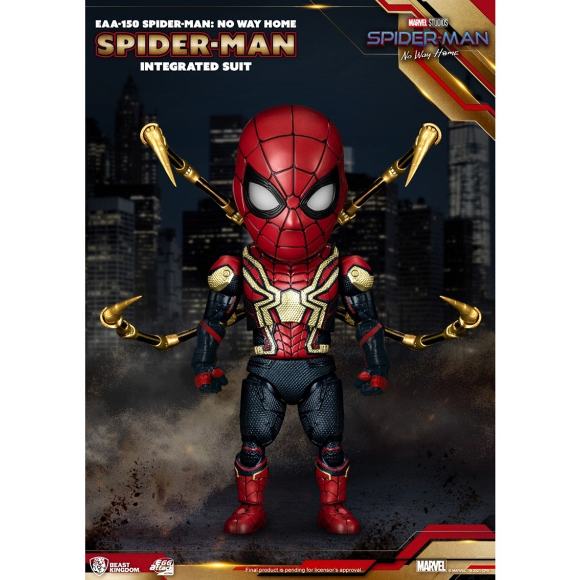 Figurita Articulada Marvel Spider-Man No Way Home - Traje Integrado de Beast Kingdom