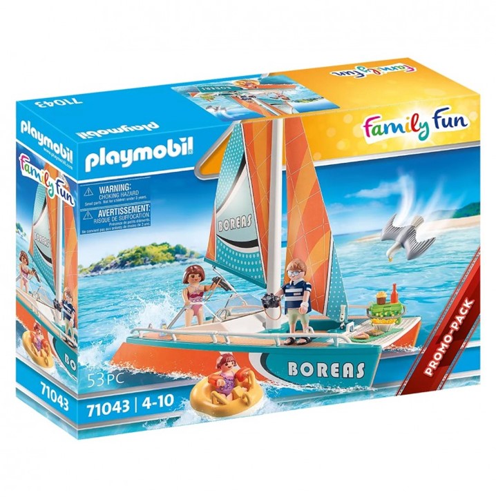 Catamarán Familiar Playmobil: Diversión en el Agua para Todas las Edades
