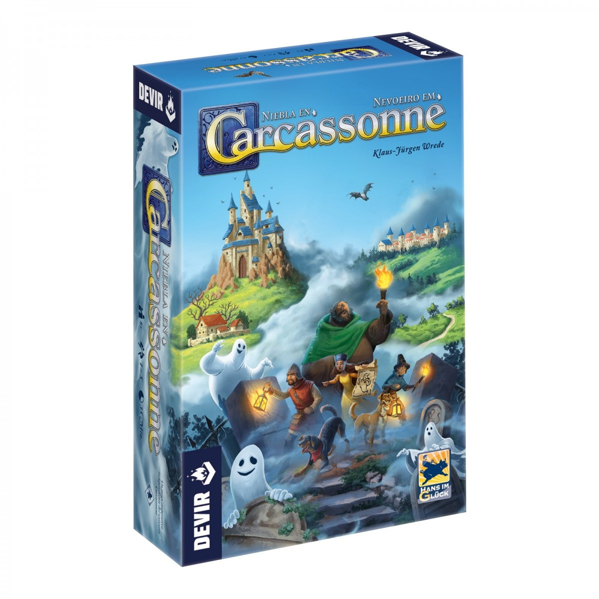 Carcassonne: Niebla en Carcassonne - Juego de mesa (+8 años)