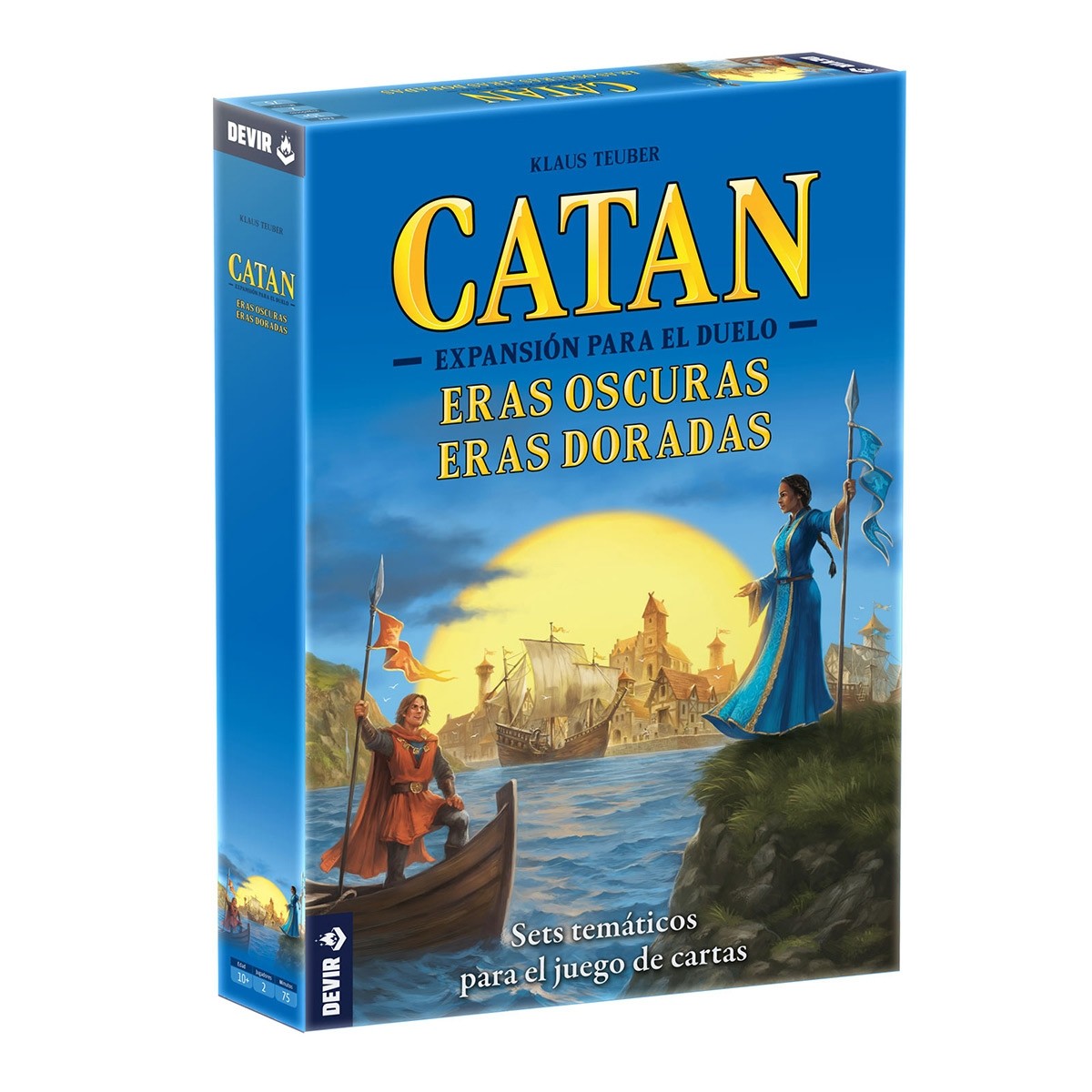 Catan: El Duelo - Eras Oscuras y Eras Doradas - Juego de mesa (+10 años)