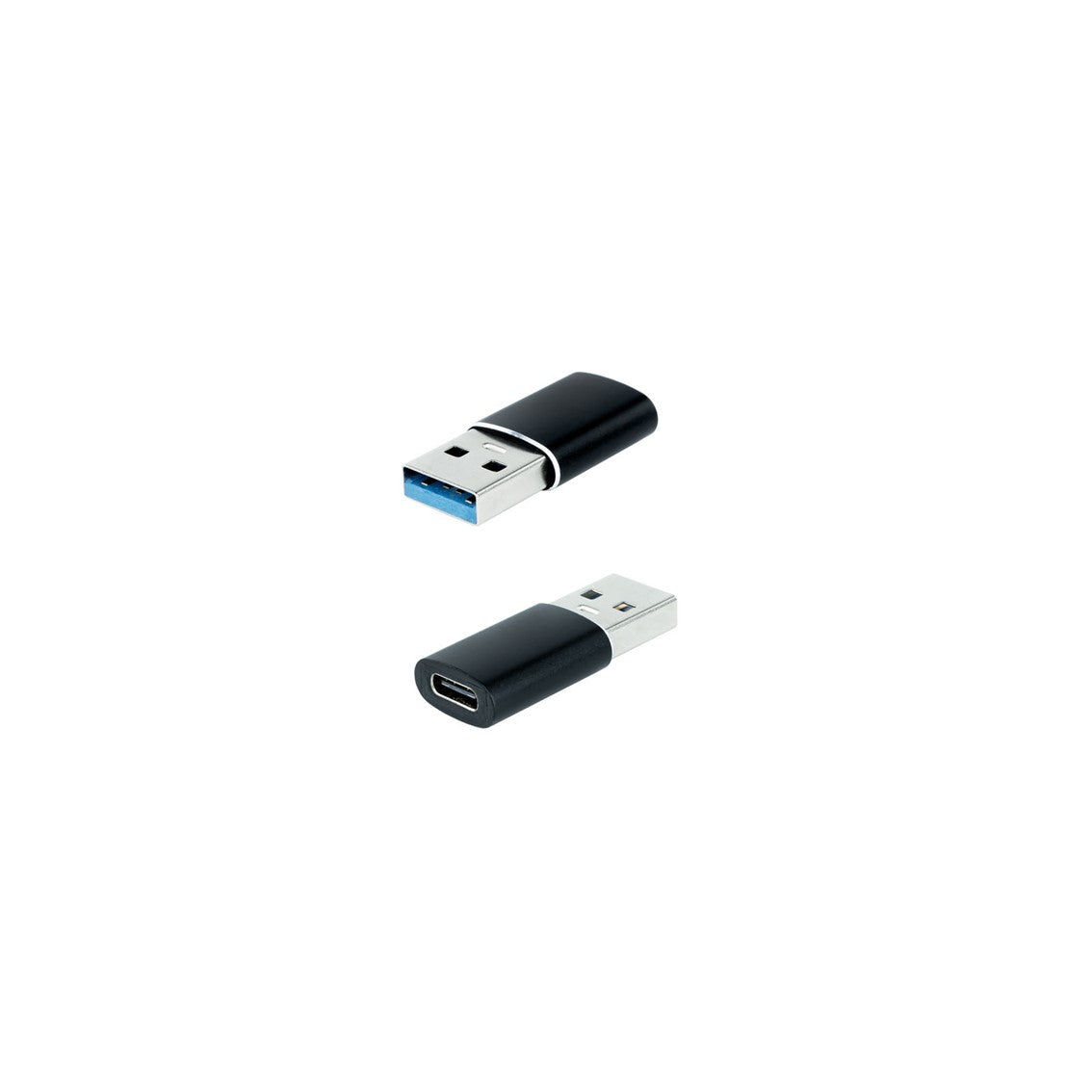 Adaptador USB Tipo C a USB Tipo A Nanocable - Negro