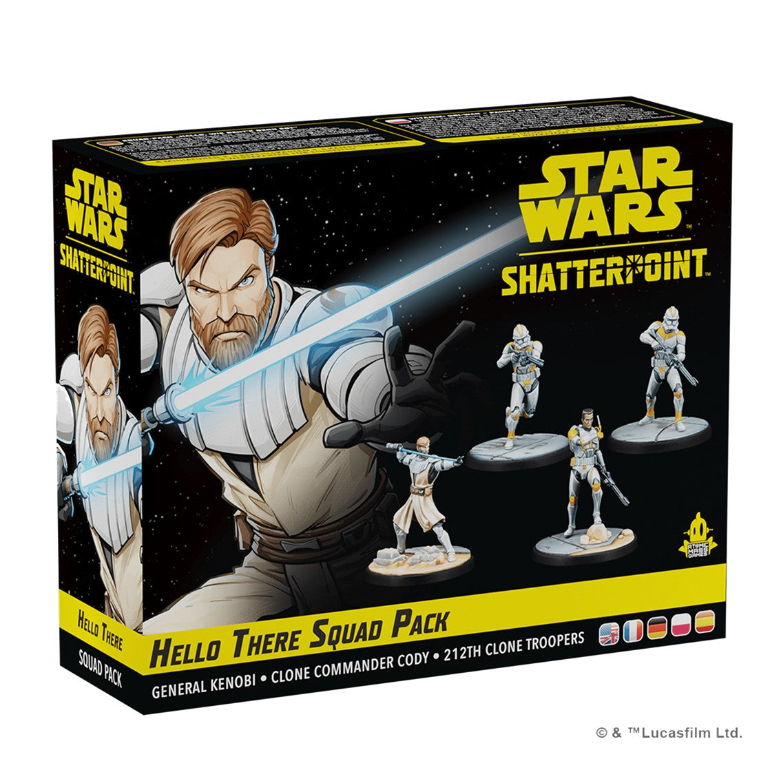 Juego de mesa Star Wars Shatterpoint: Hello There General Obi-Wan Kenobi Squad Pack