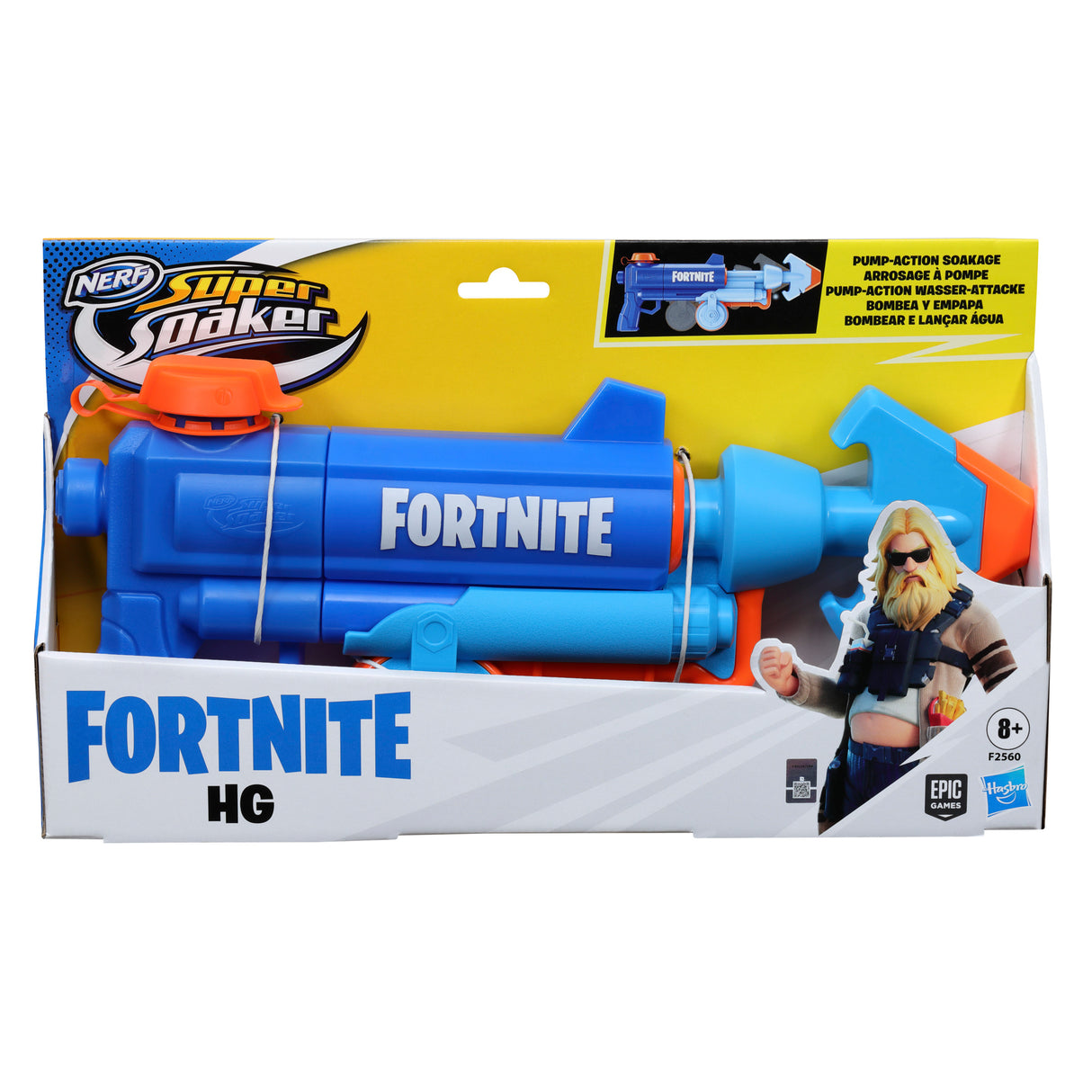 Pistola Nerf Super Soaker Fortnite HG