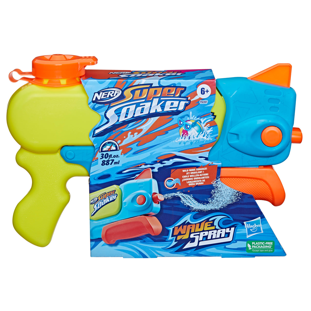 Pistola Nerf Super Soaker Wave Spray de Hasbro