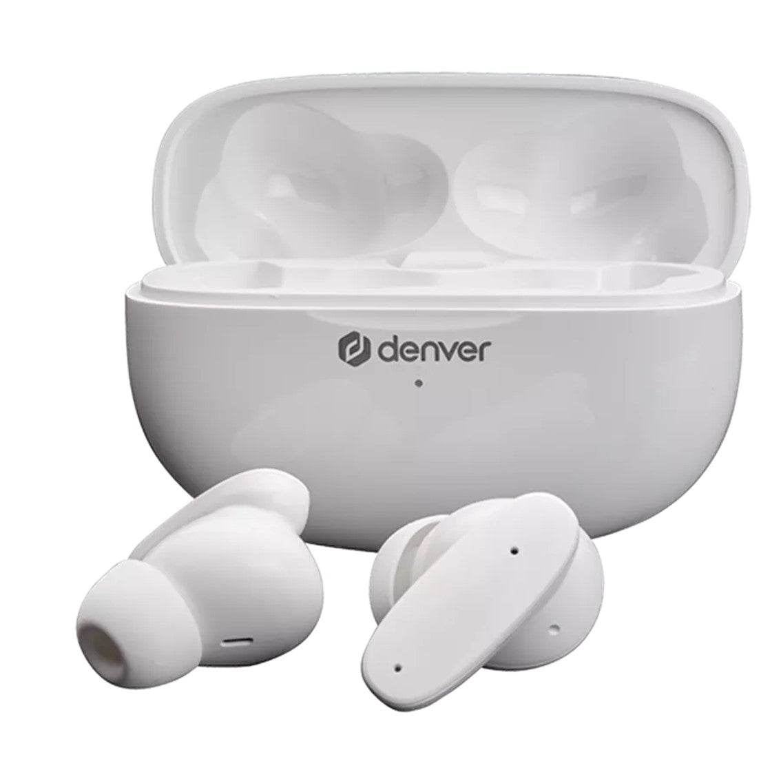 Auriculares Bluetooth Inalámbricos Denver TWE-49ENC con Estuche de Carga y Manos Libres