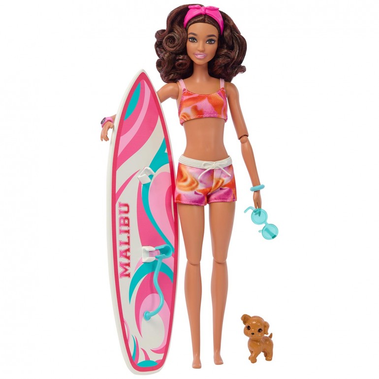 Muñecos Surfistas Barbie y Ken - Aventura en Malibu