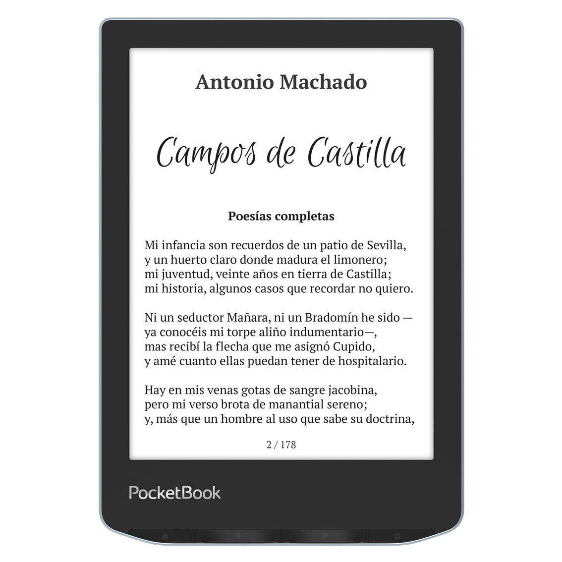 Pocketbook Verse 6 Pulgadas 8GB - Azul Brillante