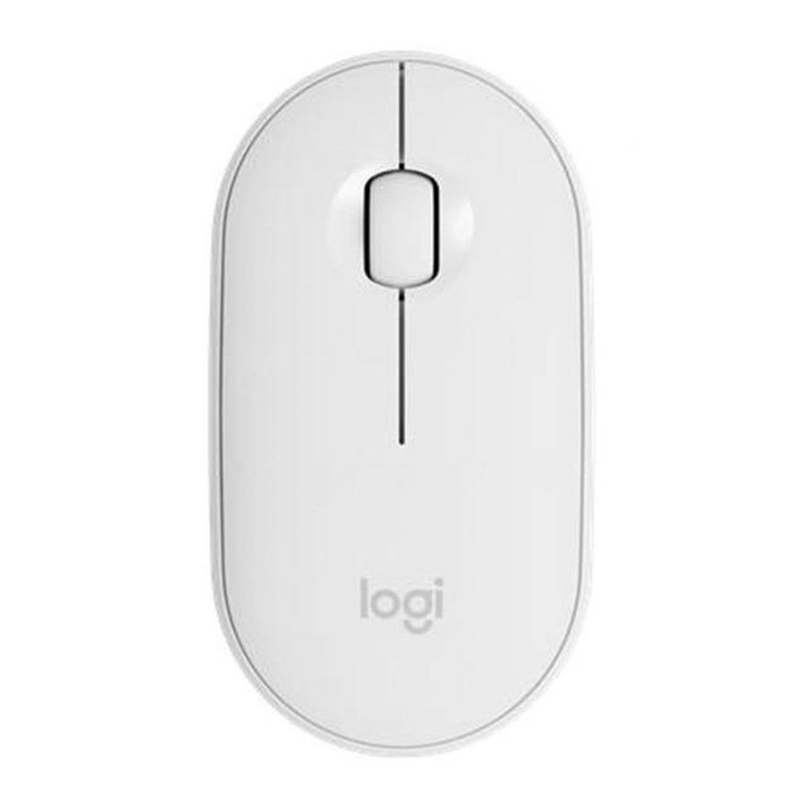 Raton Inalambrico Pebble Mouse 2 M350s Blanco Bluetooth con Tecnología Silent Touch